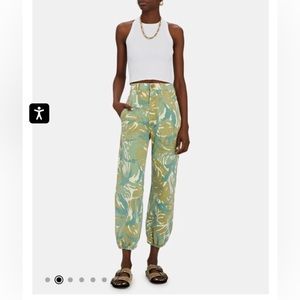 Mother The Wrapper Patch Springy Jeans in Tropical Camo Size 28